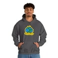 thumbnail image 6 of Globe Sketch World Industries Design Hoodie Print Skate Board Unisex Sweatshirt  - Charcoal / XL, 6 of 7