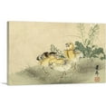 thumbnail image 1 of ARTCANVAS Three Chicks 1892 Canvas Art Print by Imao Keinen - Size: 26" x 18" (1.50" Deep), 1 of 9