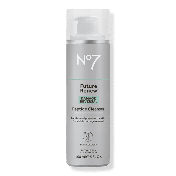 No7 Future Renew Damage Reversal Peptide Cleanser, 5 fl oz