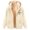 Beige, variant on Bovemsi Sweatshirt for Women Autumn Winter Casual Solid Hooded Neck Long Sleeve Pocket Tops Zipper Coat Zip Up Hoodie