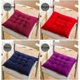 thumbnail image 2 of Meoldis Outdoor Chair Cushions with Ties – 40x40cm Patio Seat Cushions, Non-Slip Garden & Dining Chair Cushion, Breathable All-Weather Furniture Cushion (Wine Red), 2 of 5