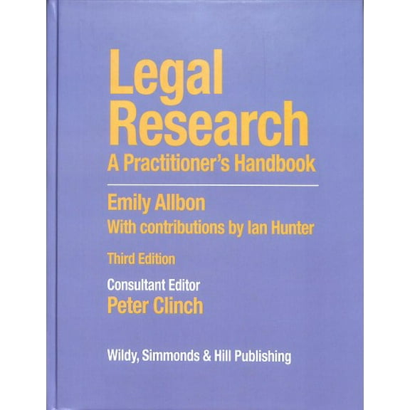 Legal Research: A Practitioner'S Handbook