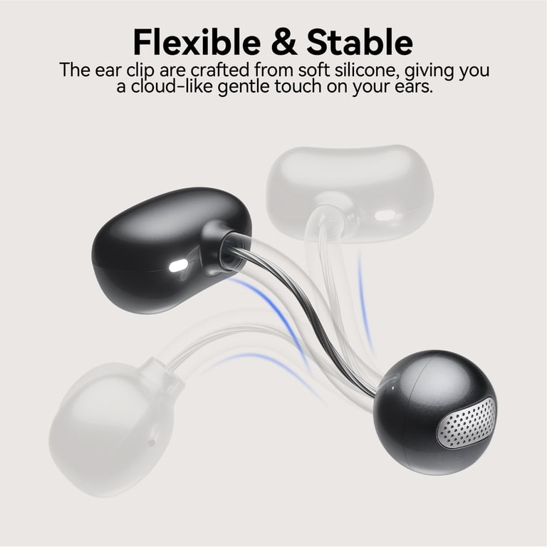 VEATOOL Clip-On Bone Conduction Open Ear Headphones photo 8