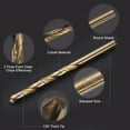 thumbnail image 3 of 13 packs 1/4" Twist Drill Bits, M35 Cobalt High-Speed Steel Drill Bit for Metal, 3 of 6