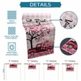 thumbnail image 6 of Valentine's Day Table Runner - 90 Inch Long Romantic Love Tree Truck Roses Pink Plaid Cotton and Linen Blended Dress Scarves Farmhouse Table Runner for Kitchen Dining, Coffee Table, 13" x 90", 6 of 8