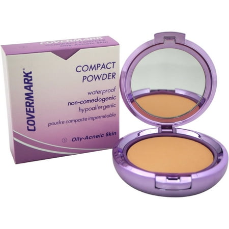 Covermark for Women Compact Powder Waterproof # 3 Oily-Acneic Skin, 0.35