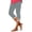 Gray |#18, variant on Womens Capris for Seniors Summer Capri Leggings Women Stretchy Workout Yoga Casual Vacation Beach Pants (Gray,S)