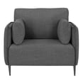 thumbnail image 1 of Sillón DICASA Klint 1 Plaza Gris Oscuro, 1 of 7