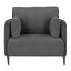 thumbnail image 1 of Sillón DICASA Klint 1 Plaza Gris Oscuro, 1 of 7