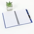 thumbnail image 6 of Pocket Notebook with Pen Holder 5.5X7, Lined Journal with Front Pocket, Water-Resistant Plastic Cover for Office Business School Gifts Supplies Green, 6 of 9