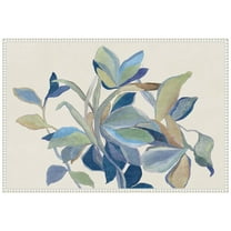 Amanti Art Retro Flowers Framed Canvas Wall Art Print