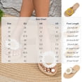 thumbnail image 3 of Samdudou Sandals for Women Open Toe Thong Flip Flops Large Daisy Sunflower Applique Braided Jute Texture Details Thick Sole Summer Beach Resort Vacation Footwear, 3 of 9