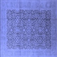 thumbnail image 1 of Ahgly Company Indoor Square Oriental Blue Traditional Area Rugs, 8' Square, 1 of 4