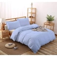 thumbnail image 4 of 800 Thread Count 100% Egyptian Cotton 5 Piece Duvet Set with Zipper Closure & Corner 5 Pc Duvet Set Solid Pattern, 4 of 4
