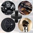 thumbnail image 1 of Convertidor de adaptador de tornillo de cámara roscado macho a M8 de 1/4 para plataforma de jaula de cámara/trípode/monopié/rótula de bola/soporte de luz/aparejo de hombro (4 piezas, negro), 1 of 2