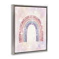 thumbnail image 2 of Stupell Industries Eclectic Pastel Disco Rainbow Sparkles Gray Floating Frame Canvas Art, 17 x 21, by Lil' Rue, 2 of 8