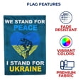 thumbnail image 5 of America Forever We Stand for Peace I Stand for Ukraine Garden Flag 12.5 x 18 inch Double Sided Outdoor Yard Decorative Support Ukraine National Flag, 5 of 5