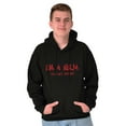 thumbnail image 4 of Im a Ninja You Cant See Me Fighter Hoodie Hooded Sweatshirt Men Brisco Brands S, 4 of 5