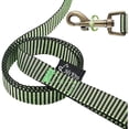 thumbnail image 1 of Chenchen HIKISS 6 FT Dog Leash, Strong and Durable Leash with Easy to Use Collar Hook,3/4 Inch Wide Dog Leashes for Small Dogs and Puppy(Black Green 3/4" x 6 ft), 1 of 1