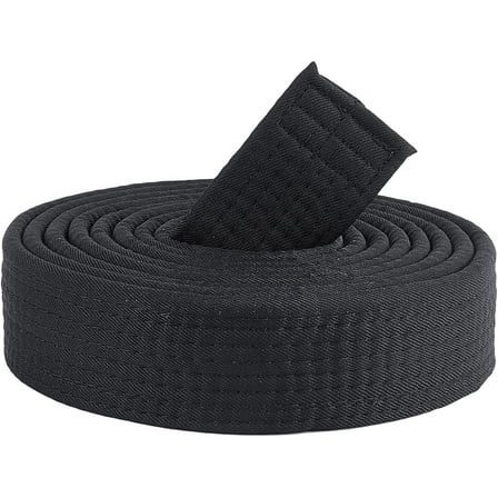 Taekwondo Belt Martial Arts Perfomance Accessories Black 3000x40x5mm
