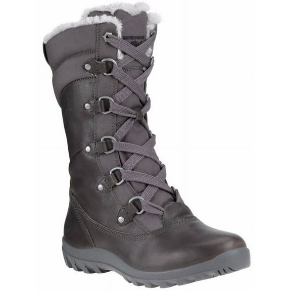 Timberland Womens Mount Hope Mid Fabric with Leather Waterproof Insulated