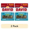 (2 pack) DAVID Jumbo Sunflower Seeds, Ranch Flavor, Father's Day Baseball Snack for Dad, 5.25 oz.