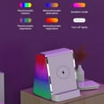 thumbnail image 5 of Usloyux under $5 Wireless Charger, 2-in-1 Wireless Charging Station with Bluetooth Speaker, 15W Fast Charger with RGB Lights, Desktop Charger with Cool Light Effects, 5 of 8
