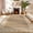 Brown, variant on GlowSol 2x6 Washable Scalloped Lace Runner Rug, Non-Slip Vintage Low Pile Carpet for Living Room Bedroom, Blue