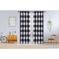 thumbnail image 2 of Safdie & Co. Rideau 2PK 84L Noircissant Tissé Noir Blanc, 2 of 2