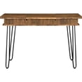 thumbnail image 3 of Wood Main Material with Black Metal Hairpin Legs | Provides Additional Storage via Sliding Tray | Simplifies Tasks in the Office, 3 of 6