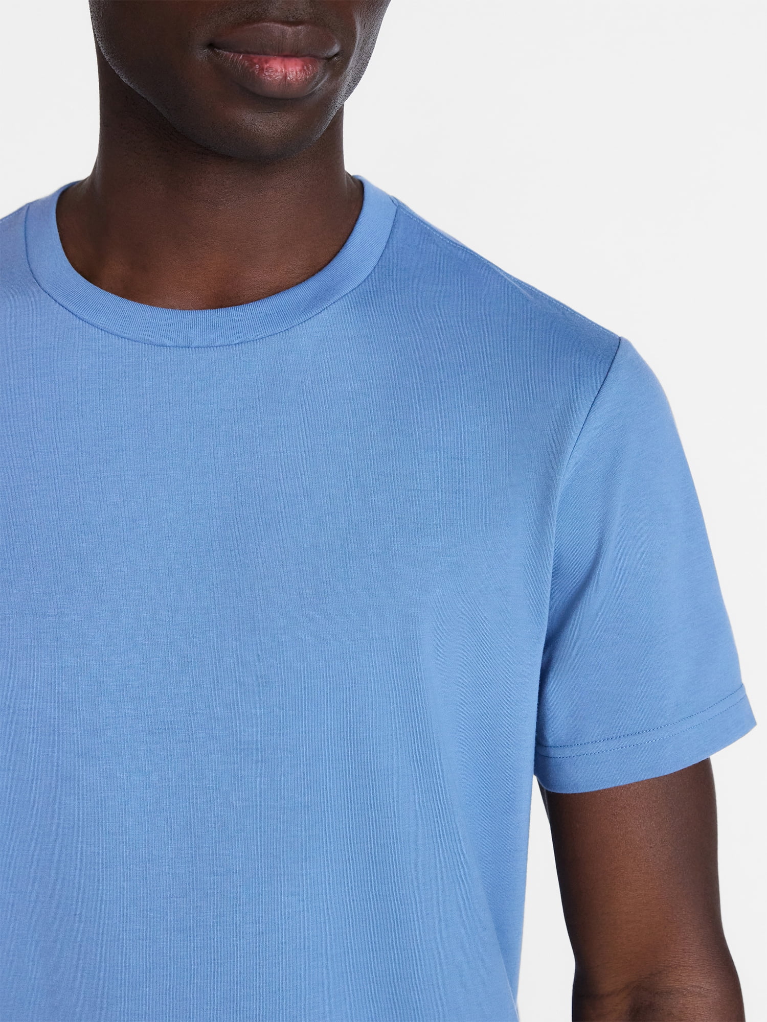 George Men's and Big Men's Crewneck Tee with Short Sleeves, Sizes XS-6XB