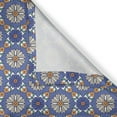 thumbnail image 6 of Ambesonne Geometric Valance & Curtain, Flower Pattern Orient, 55"x24", Violet Blue Orange Green, 6 of 6