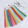thumbnail image 4 of 540pcs/lot Single Sided Gift Best Wishes Home Decor DIY Crafts Candy Colors Paper Strips Folding Star Scrapbooking Origami 3, 4 of 8