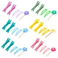 thumbnail image 1 of 30pcs Simple Flower Hairpin Stylish Cross Barrettes Girl Hair Accessory, 1 of 7