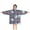 Blue Football Helmets, variant on Brown Footballs Repeat Pattern Blanket Hoodies for Kids 6-13YR Oversize Wearable Blanket Hoodies for Boys Girls Teens