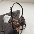 thumbnail image 4 of Bolso Con Asa Elegante para Las Axilas Bandolera Sencillo Leopardo PU Mujer, 4 of 9