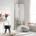 thumbnail image 3 of Giantex Full Length Mirror, 59inch Large Floor Rectangle Bedroom Mirror,  Standing or Wall-Mounted Dressing Mirror, 3 of 9