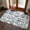 Lake blue, variant on Small Door Mat Indoor Outdoor 15.7"x23.6",Blue Flower Absorbent Non Slip Entry Rug,Spring Leaf Vintage Farmhouse Boho Plant Low Profile Welcome Mat for Front/Side Door Apartment Entrance Bathroom