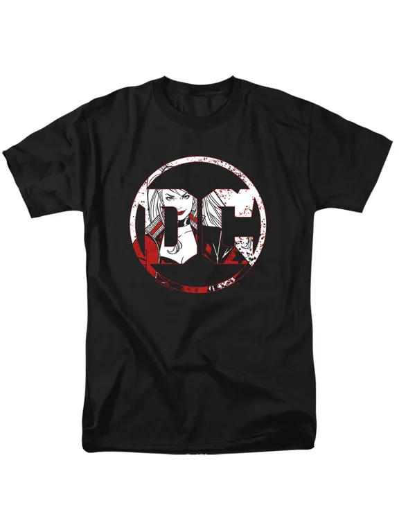 Dc Comics - Batman - Dc Logo Harley Quinn - Adult T-Shirt Hot Trending Shirt, Sweatshirt, Hoodie, Vintage Fan Gift