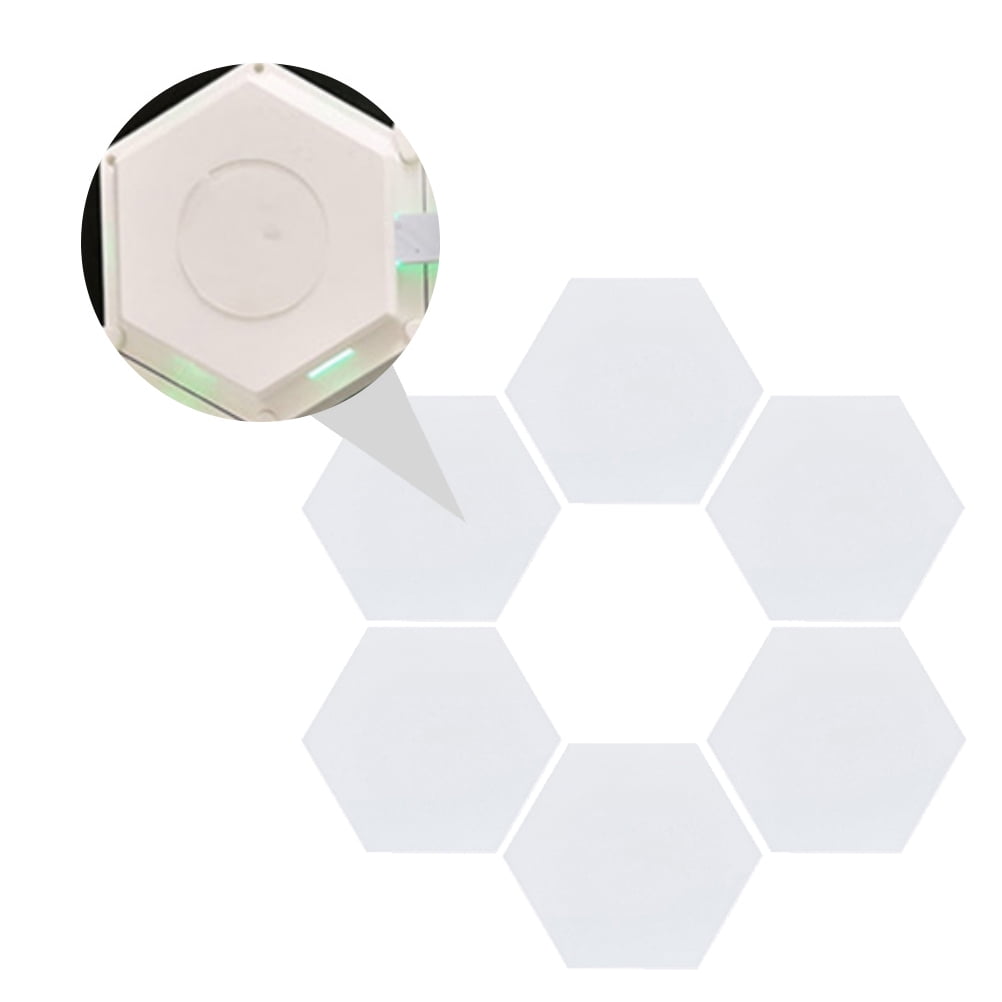 Buy Remote Control Hexagon Wall Light,Wall-Mounted DIY Geometric ...