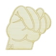 thumbnail image 2 of Pack of 1, 10 Inch x 1/8 Inch N American Sign Language Detailed Wood Letters for Children or Adult Art and Craft Project, Home Décor and DIY Fun, Made in USA, 2 of 2