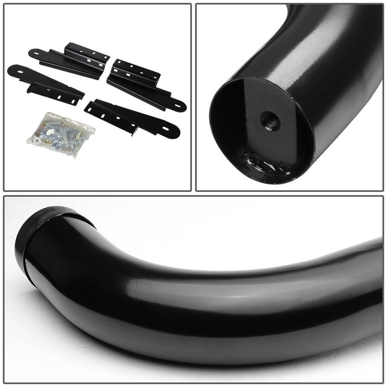 DNA Motoring STEPB-3-026-BK For 2004 to 2008 Ford F150 Super Crew  Cab/Lincoln Mark LT Carbon Steel 3