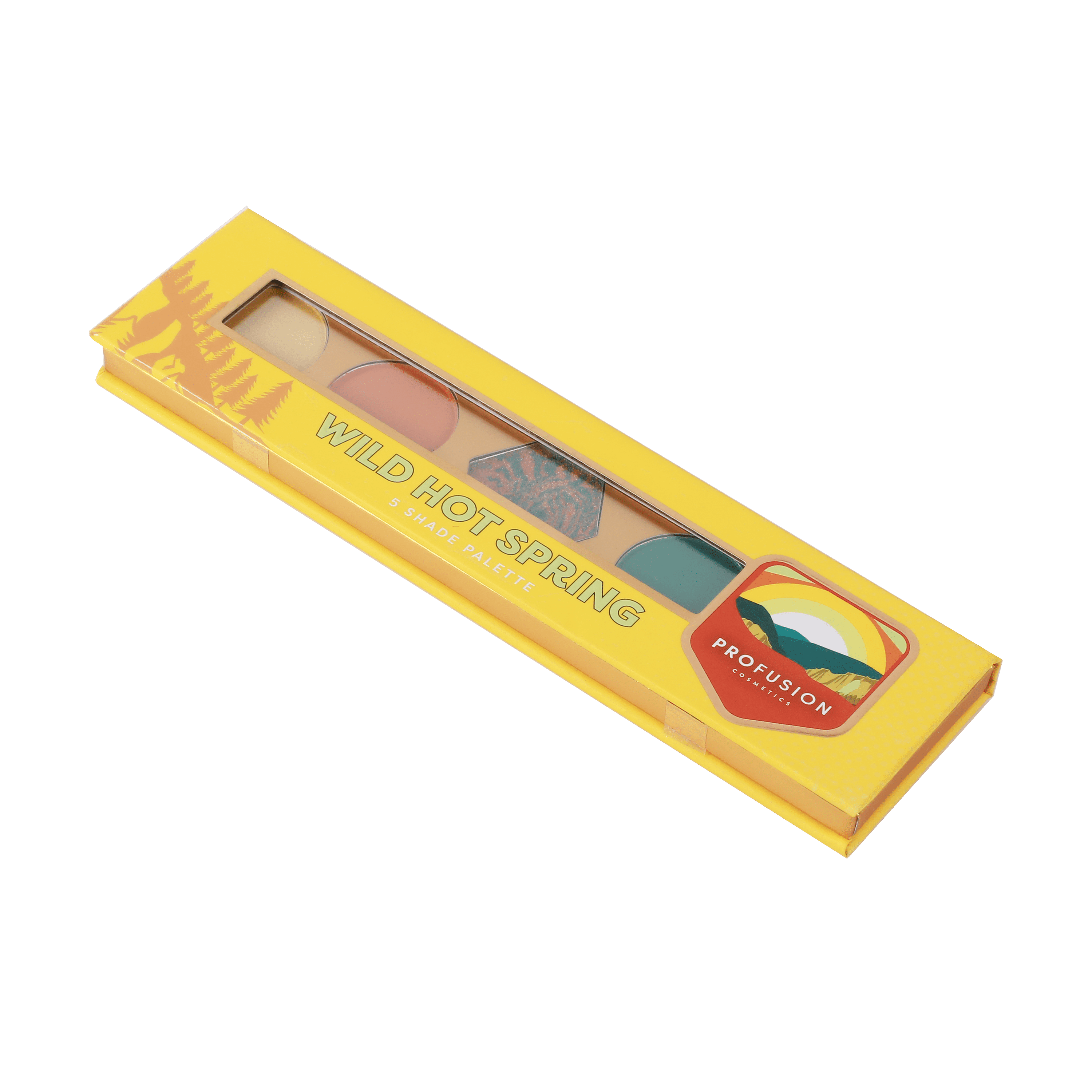 Profusion Cosmetics 5 Shade Eyeshadow Palette - Wild Hot Spring