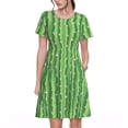 thumbnail image 1 of Disketp Cactus para Vestido de Manga Corta para Mujeres, Vestidos de Verano para Mujeres, Casual y Holgado para la Playa, 1 of 6