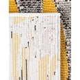 thumbnail image 4 of Unique Loom Blossom Collection Area Rug - Montego (7' 10" Square Yellow/Ivory), 4 of 7