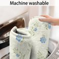 thumbnail image 5 of Pioneer Flower Floral Print Pattern Bathroom Rugs Mat, Non Slip Microfiber Bathroom Rug with Rubber Backing, Soft Mats for Bathroom Floor Tub Shower, 17"x30", 5 of 5