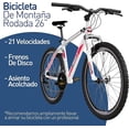 thumbnail image 3 of Bicicleta de Montaña Bluelander Rodada 26 Blanco, 3 of 4