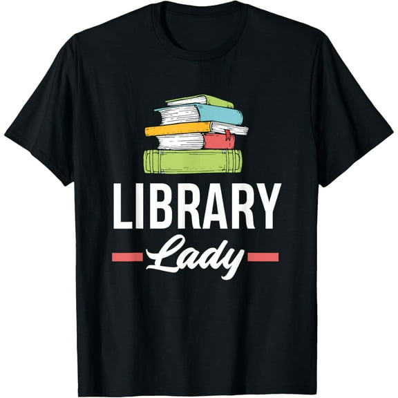 100% pure cotton short-sleeved men and womenWomens Funny Library Lady Librarian Library Assistant T-Shirt