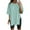 Mint Green, variant on TIANZEN Women Oversize Sports Shirt Short Sleeve Blouses Summer Loose Tops Functional Shirt Tunic Loose With Slits Womens Long Sleeve Women Loose Tops Summer Womens Long Sleeve T Shirt Tops