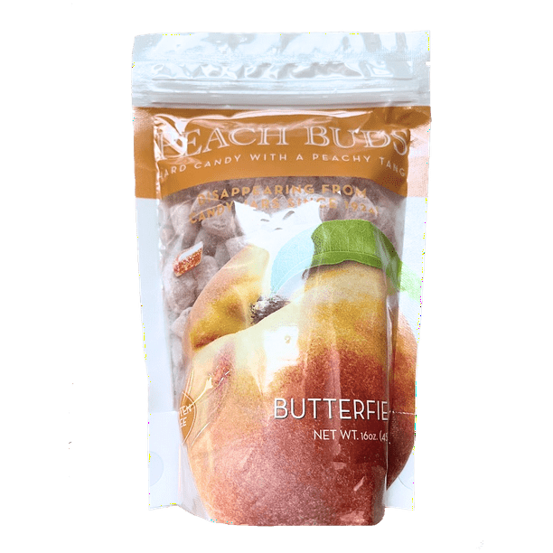 Butterfields Peach Buds Candy Gourmet, OldFashioned Buds Hard Candy